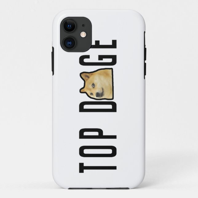 Top doge iphone case (Back)