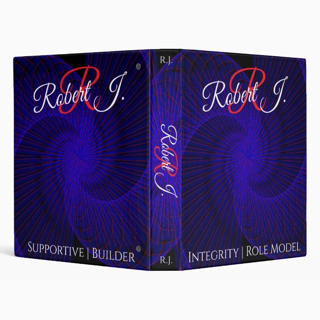 Top Down Dual Funnel Geometric Virtue Binder (Background)