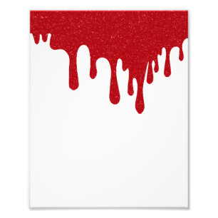 Top Drip Tomato Red Custom Poster Print