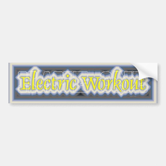 TOP Electric Workout Bumper Sticker (Front)