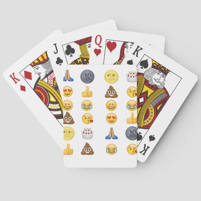 Top emoji collection playing cards (Back)