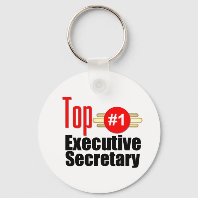 Top Executive Secretary Keychain (Front)