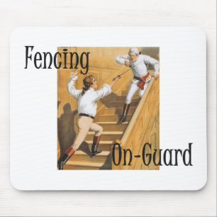 TOP Fencing On-Guard Mouse Pad
