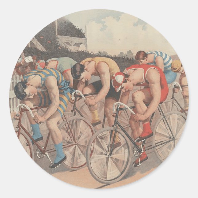 TOP Finish Line Classic Round Sticker (Front)