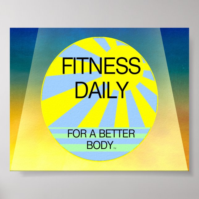 TOP Fitness Daily Poster (Front)