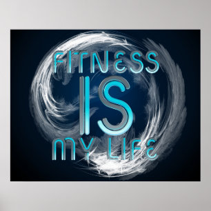 TOP Fitness Is My Life Poster