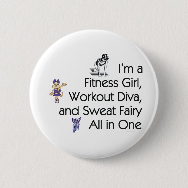 TOP Fitness Triple Play 2 Inch Round Button (Front)