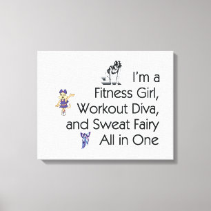 TOP Fitness Triple Play Canvas Print