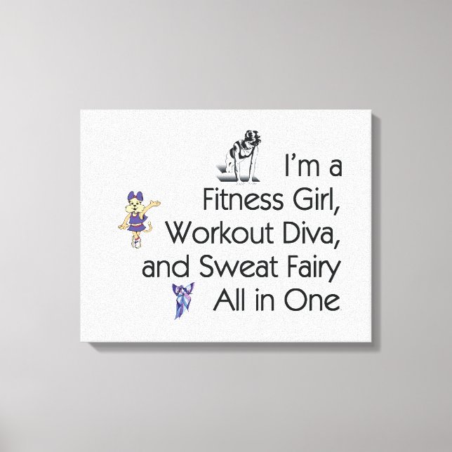 TOP Fitness Triple Play Canvas Print (Front)