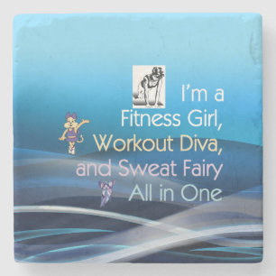 TOP Fitness Triple Play Stone Coaster