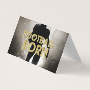 TOP Football Born Business Card