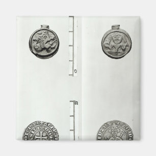 Top: Gaulish Coin of the Remes  obverse Magnet