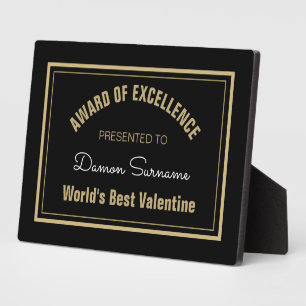 Top Gift!  Best Valentine tabletop plaque
