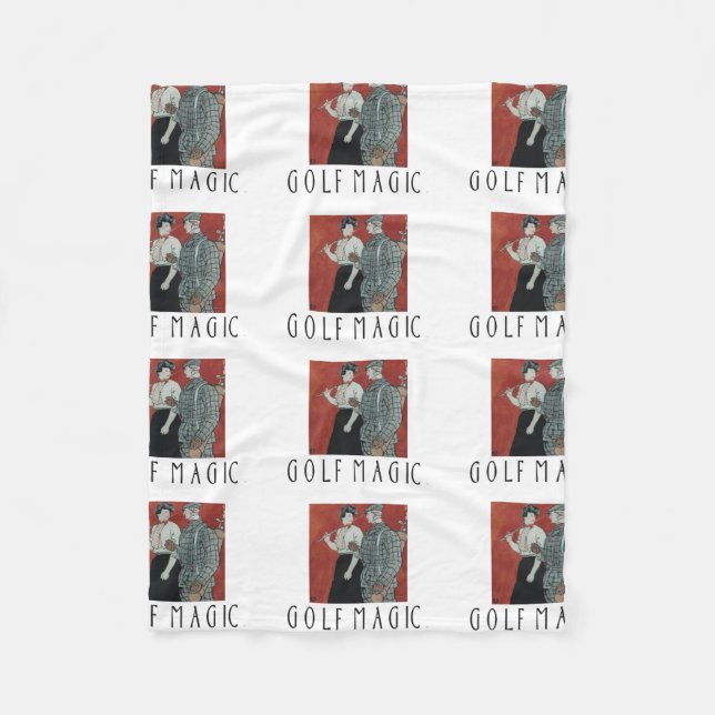 TOP Golf Couples Fleece Blanket (Front)