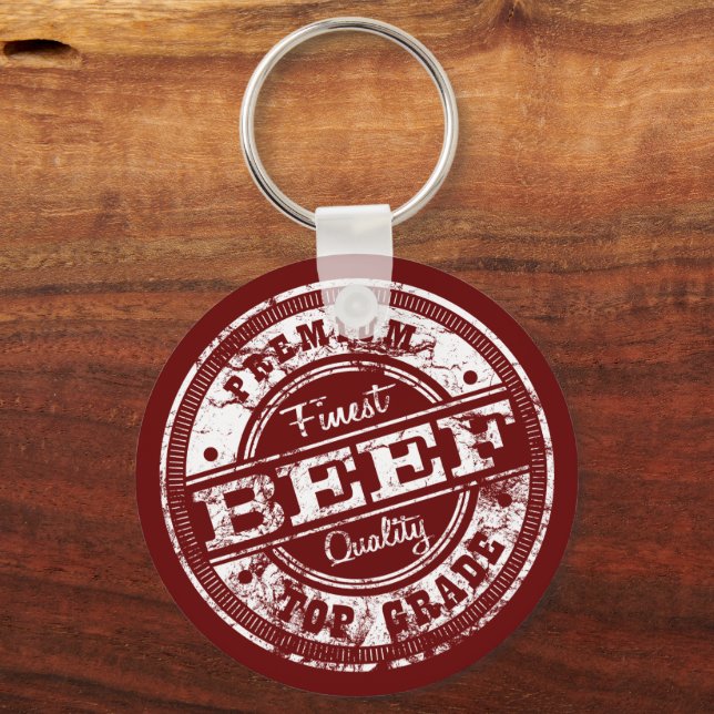 Top Grade Beef Dark Colours Keychain (Front)