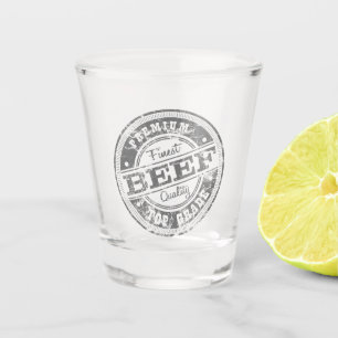 Top Grade Beef-Grey Shot Glass