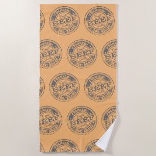 Top Grade Beef - Light Colours Beach Towel