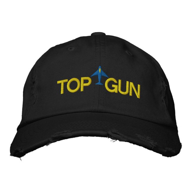 Top Gun Embroidered Hat (Front)