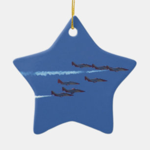 Top Gun Smokin'. Ceramic Ornament