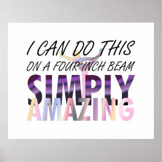TOP Gymnastics Amazing Poster