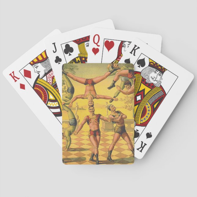 TOP Gymnastics Old School Playing Cards (Back)