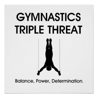 TOP Gymnastics Triple Poster