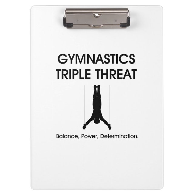 TOP Gymnastics Triple Threat Clipboard (Front)