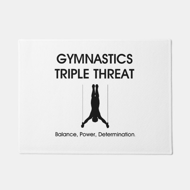 TOP Gymnastics Triple Threat Doormat (Front)