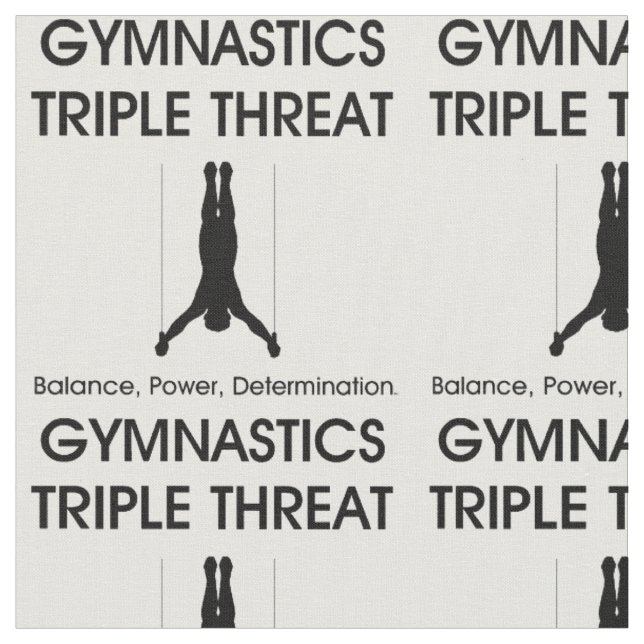 TOP Gymnastics Triple Threat Fabric (Close Up)