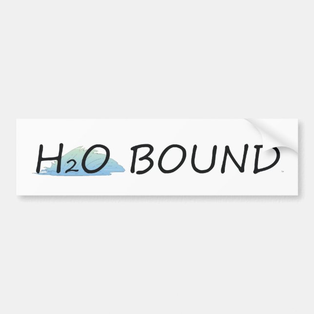 TOP H2O Bound Bumper Sticker (Front)