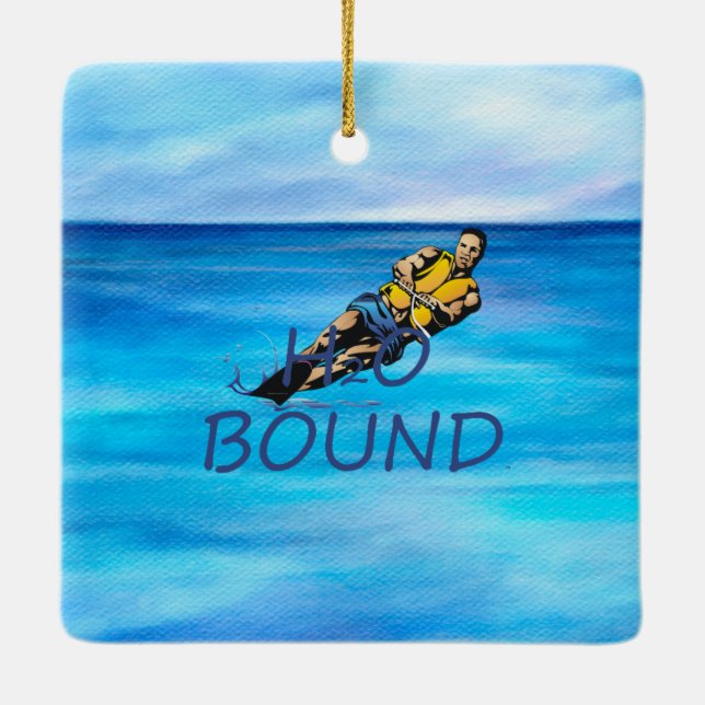 TOP H2o Bound Ceramic Ornament (Back)