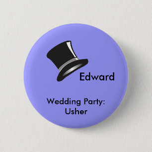 Top Hat 2 Inch Round Button