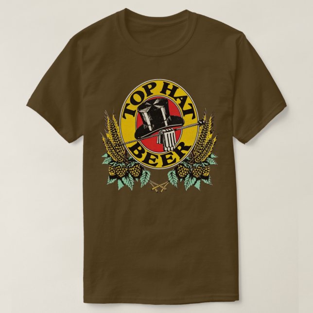 Top Hat Beer Retro Defunct Breweriana (Design Front)