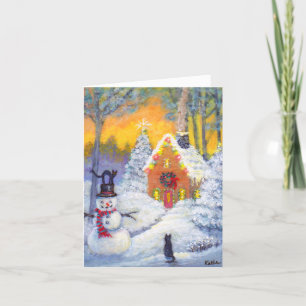 'Top Hat Kit Kat' Greeting Card