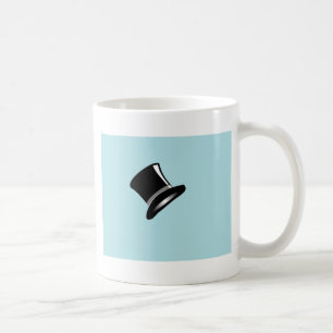Top Hat on Blue Coffee Mug