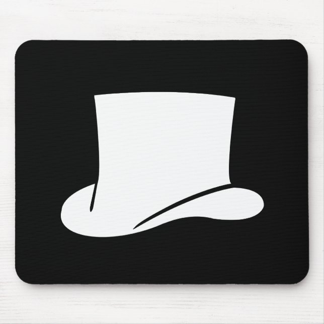 Top Hat Pictogram Mousepad (Front)