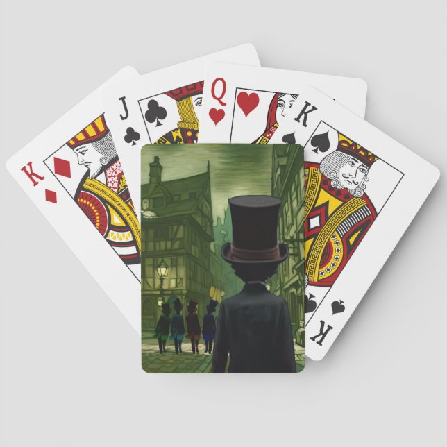 Top Hat  Playing Cards (Back)