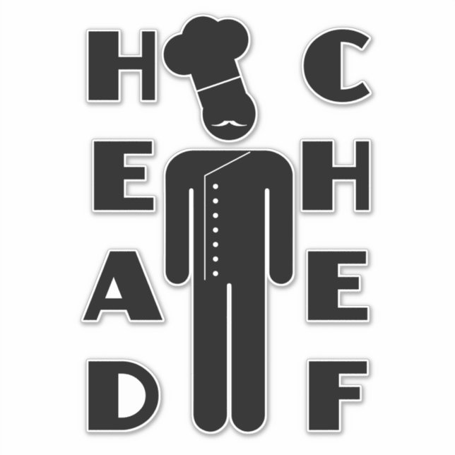 Top Head Chef Boss in the Kitchen Funny (Front)