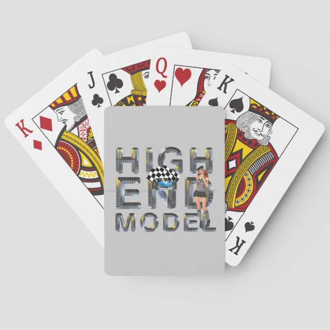 TOP High End Model Playing Cards (Back)