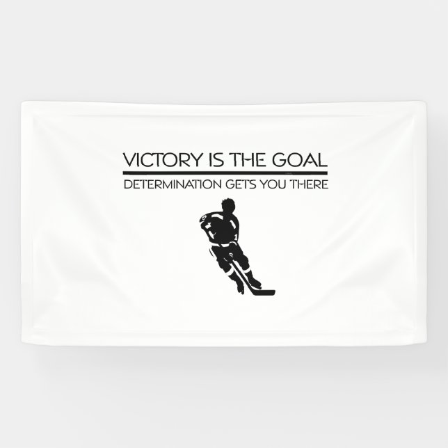 TOP Hockey Victory Slogan Banner (Horizontal)