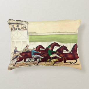 TOP Horse Racing Is My Life Accent Pillow