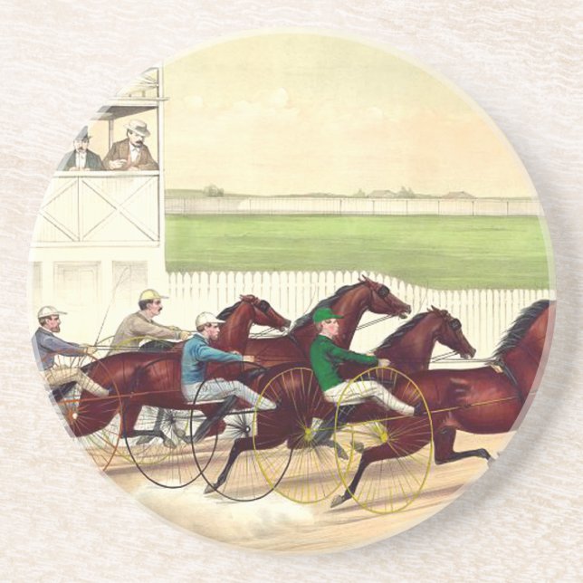 TOP Horse Racing Is My Life Coaster (Front)