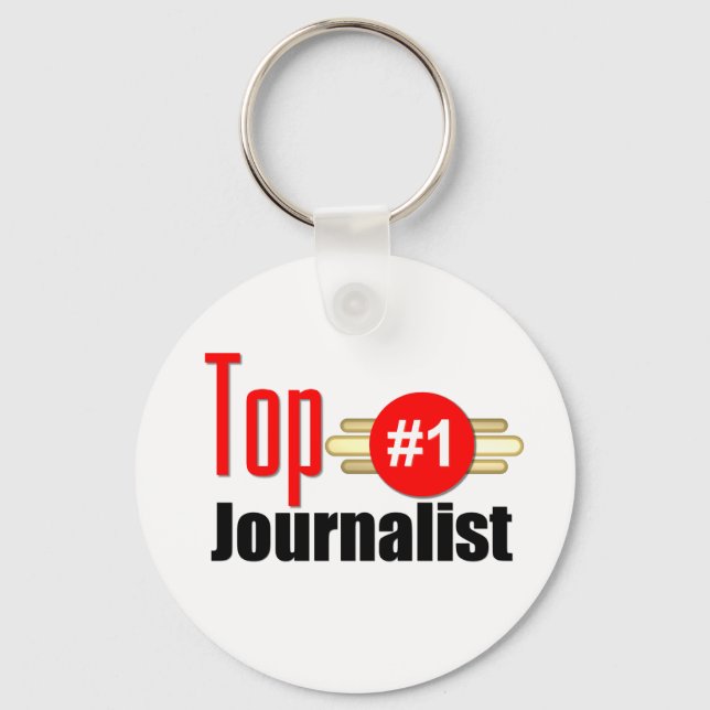 Top Journalist Keychain (Front)