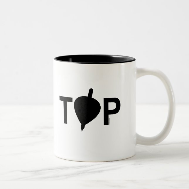 TOP LABEL Two-Tone COFFEE MUG (Right)