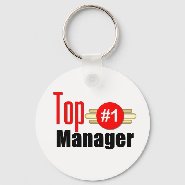 Top Manager Keychain (Front)