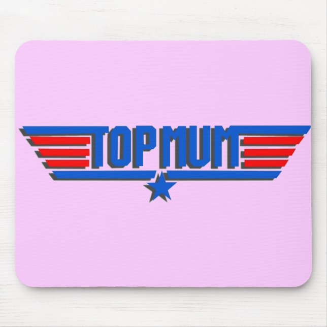 Top Mum Mouse Pad (Front)