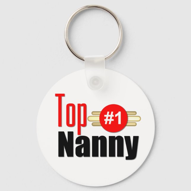 Top Nanny Keychain (Front)