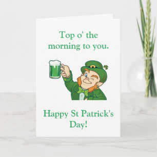 Top o The Morning Card