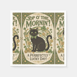Top O' The Morning - St. Patrick's Day Napkin