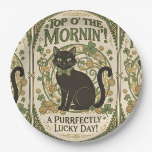 Top O' The Morning - St. Patrick's Day Paper Plate